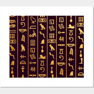 Hieroglyphs language: Ancient Egypt Posters and Art